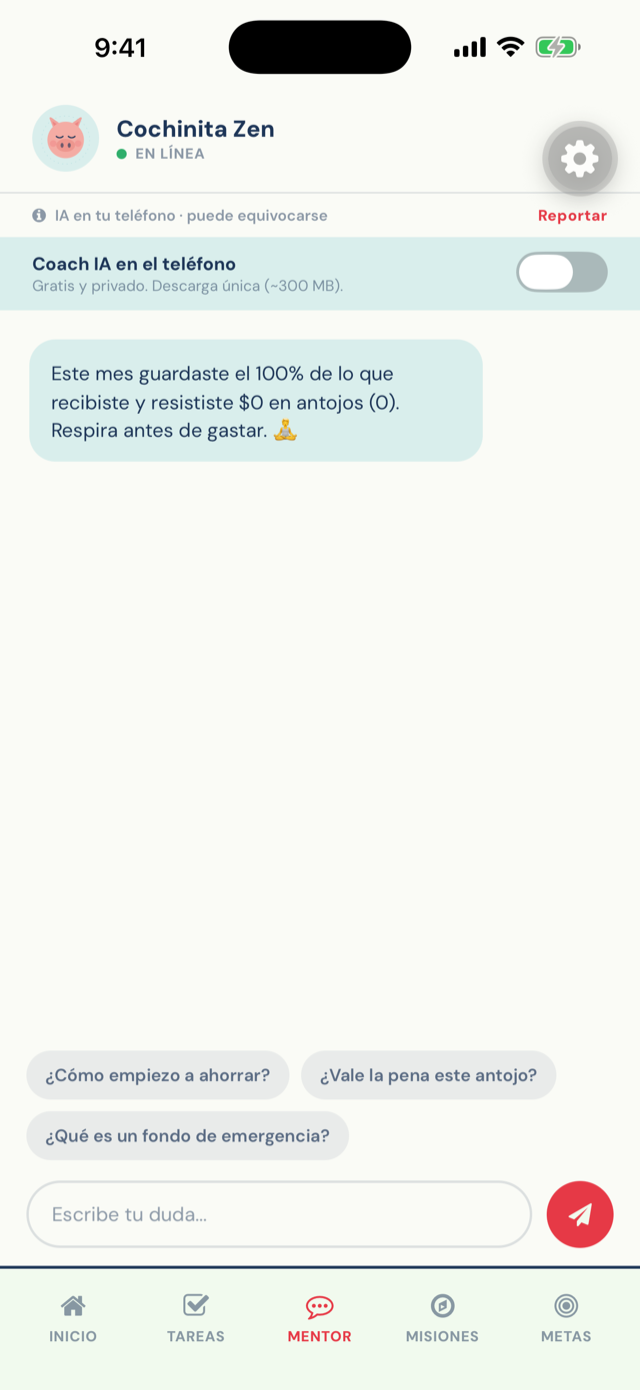 Cochinita Zen, su mentor
